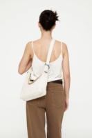 Bolso Bico Ecru Dots