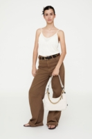 Bolso Bico Ecru Dots