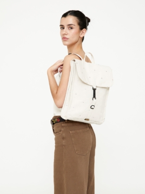 Mochila Handy Mini Ecru Dots