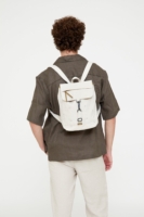 Mochila Kaut Mini Ecru Dots