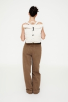 Mochila Roll Mini Ecru Dots