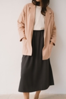 Americana de sarga rosa