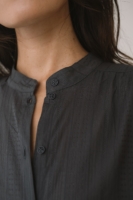 Blusa oversized gris antracita