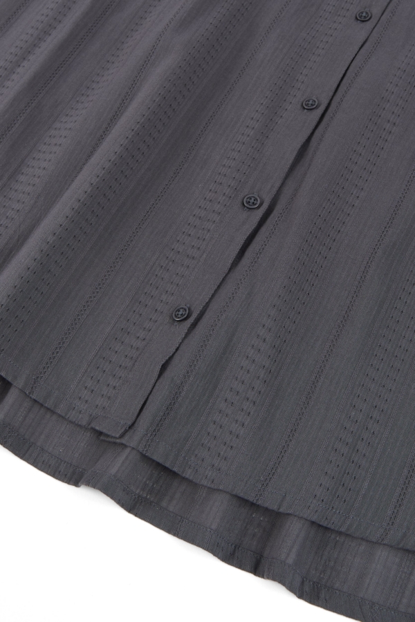 Blusa oversized gris antracita