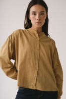 Blusa oversized mostaza