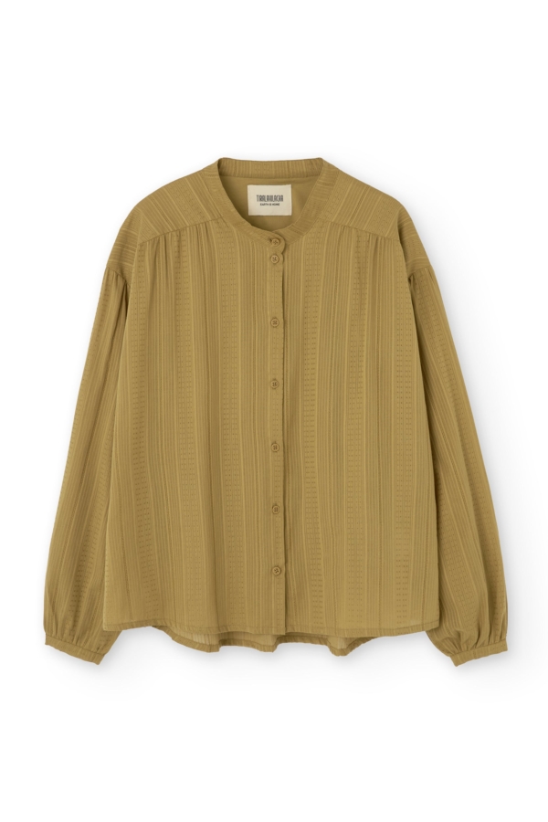 Blusa oversized mostaza