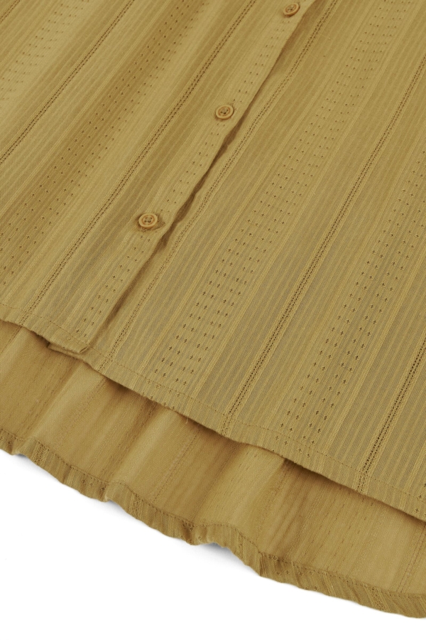 Blusa oversized mostaza