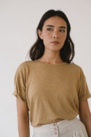 Camiseta fluida amarilla