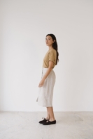 Camiseta fluida amarilla