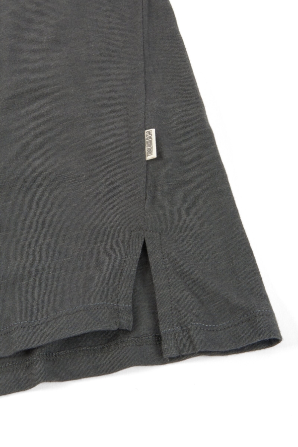 Camiseta fluida gris antracita