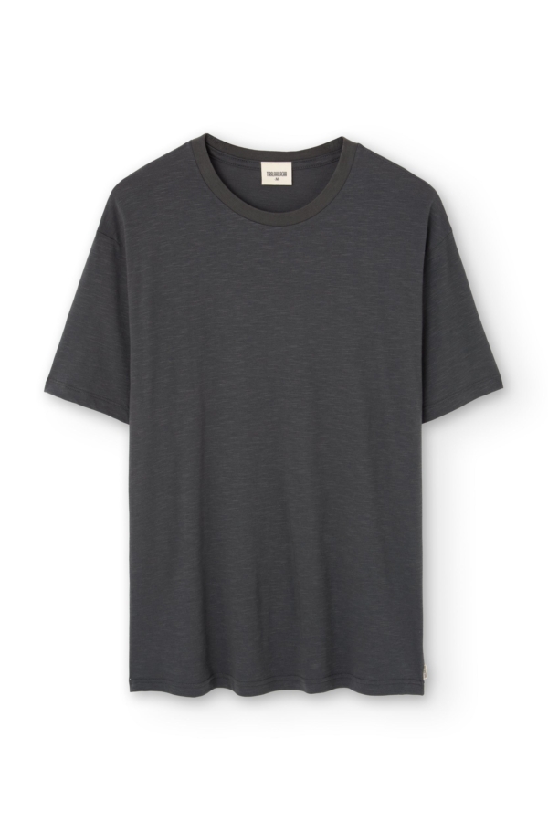 Camiseta unisex gris antracita