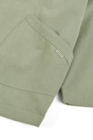 Chaqueta de sarga oversized verde salvia