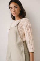 Peto de sarga verde salvia