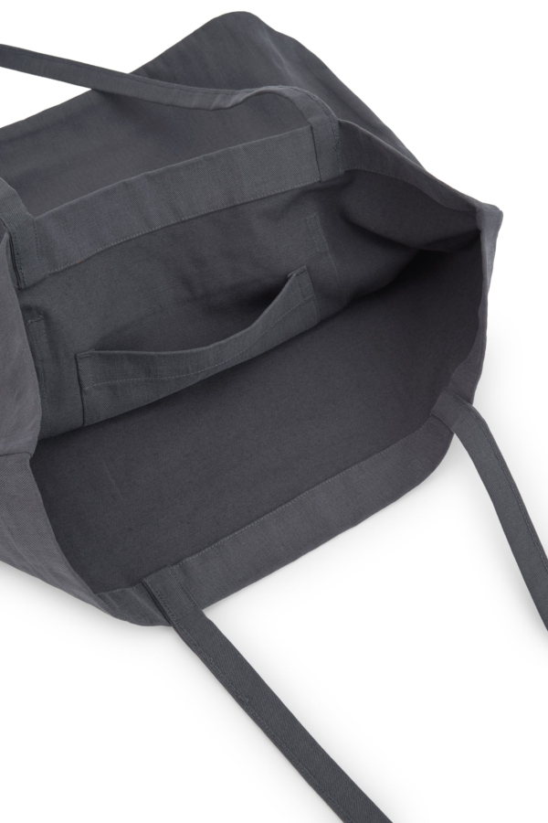 Tote bag gris antracita