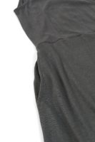 Vestido cruzado de tirantes gris antracita