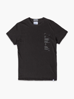 POEM - Camiseta algodón orgánico - Negro erizo