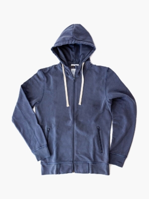 ZIP - Sudadera algodón orgánico - Azul sur