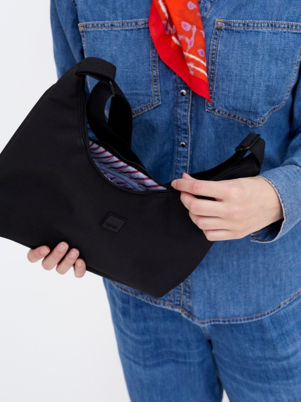 Bolso Bico Stripes Black