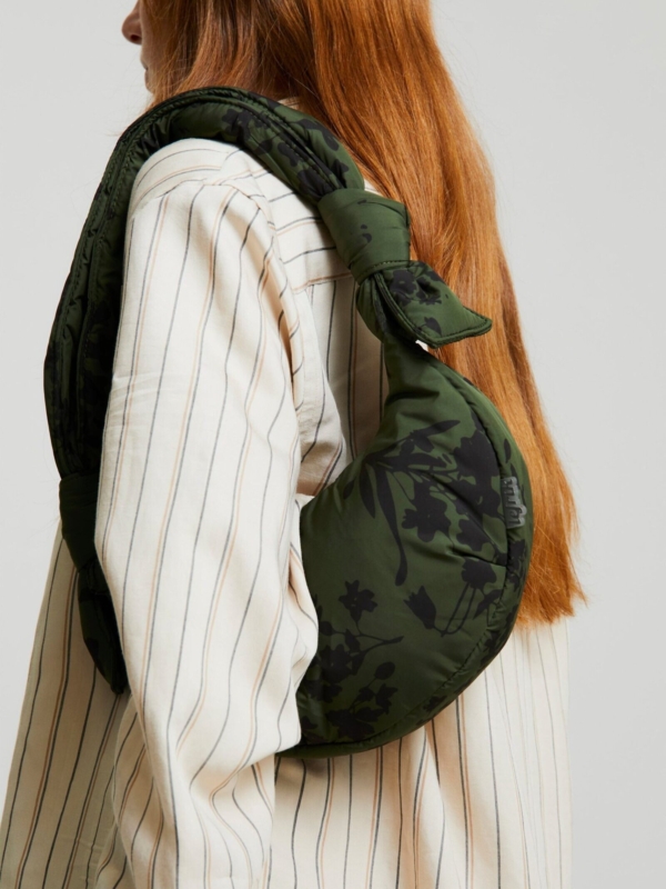 Bolso Biwa Micro Floral Green