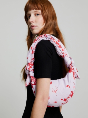 Bolso Biwa Micro Floral Pink