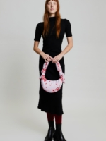Bolso Biwa Micro Floral Pink