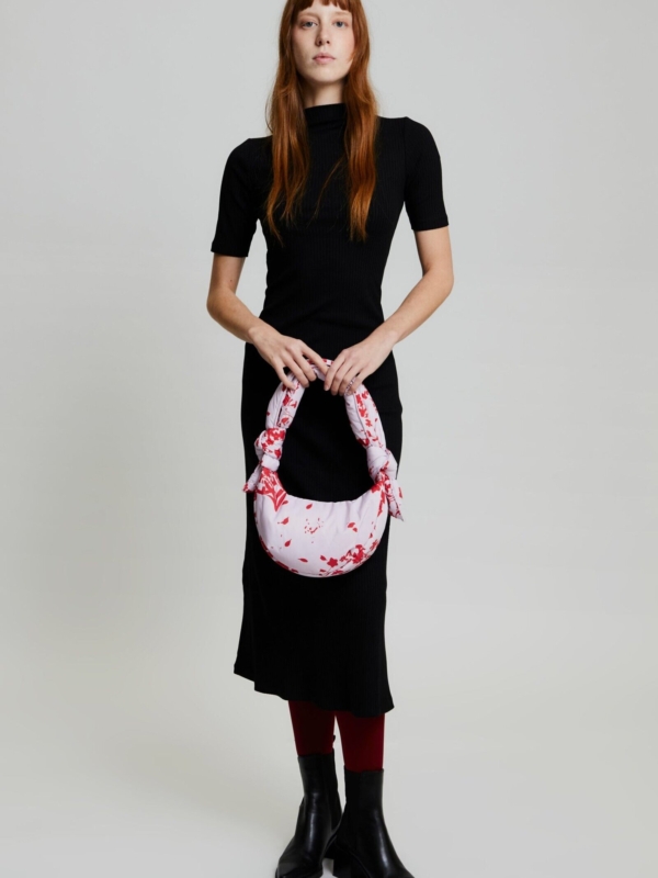 Bolso Biwa Micro Floral Pink