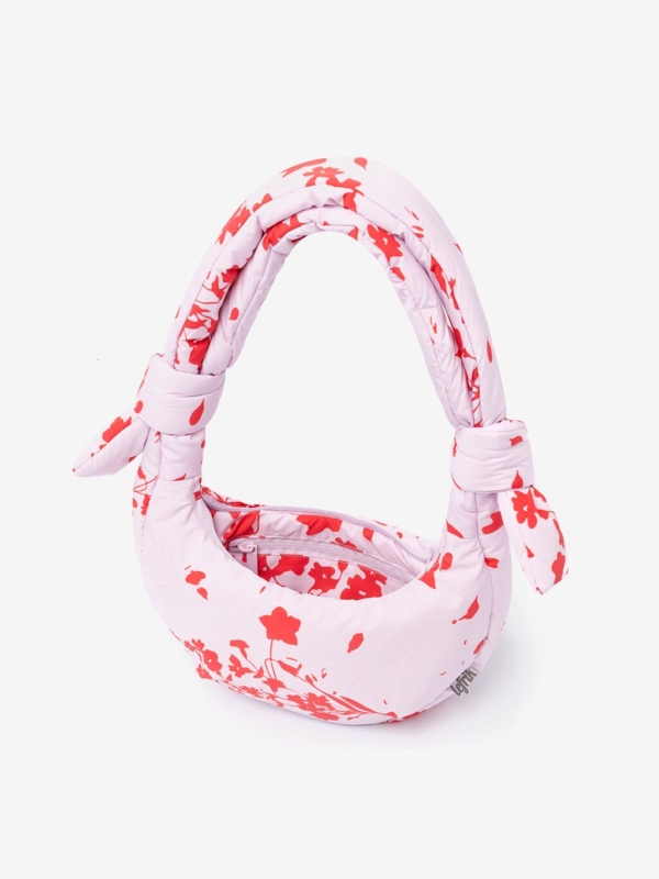 Bolso Biwa Micro Floral Pink