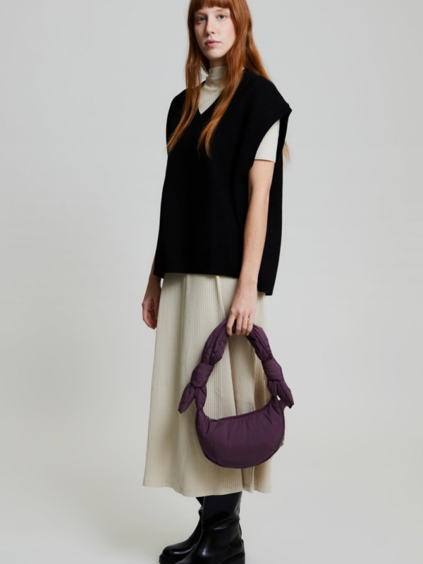 Bolso Biwa Micro Plum