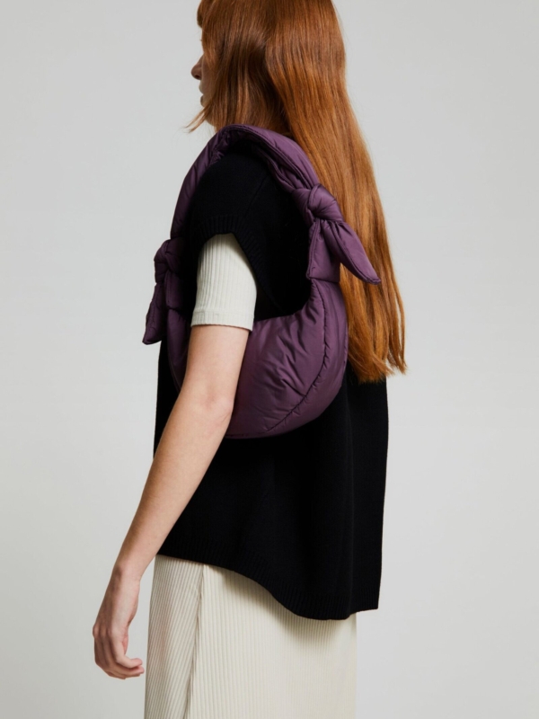 Bolso Biwa Micro Plum