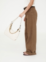 Bolso Bico Ecru Dots