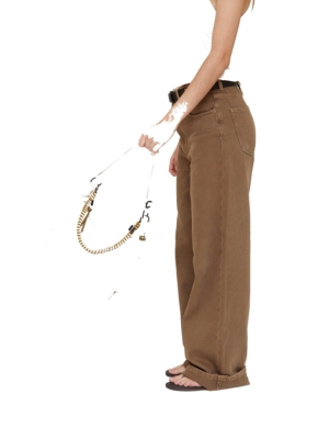 Bolso Bico Ecru Dots