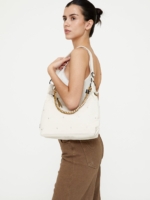 Bolso Bico Ecru Dots