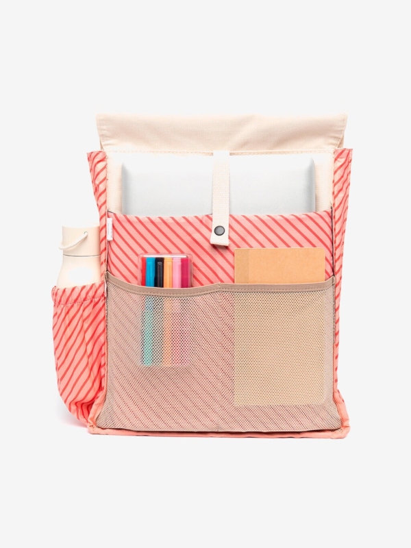 Mochila Handy Mini Stripes Ecru