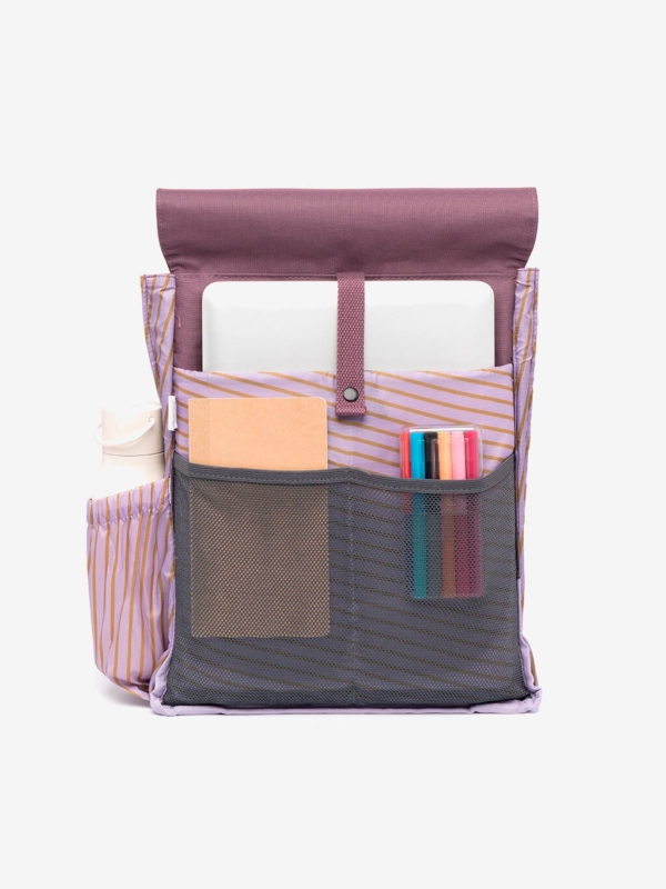 Mochila Handy Mini Stripes Maroon