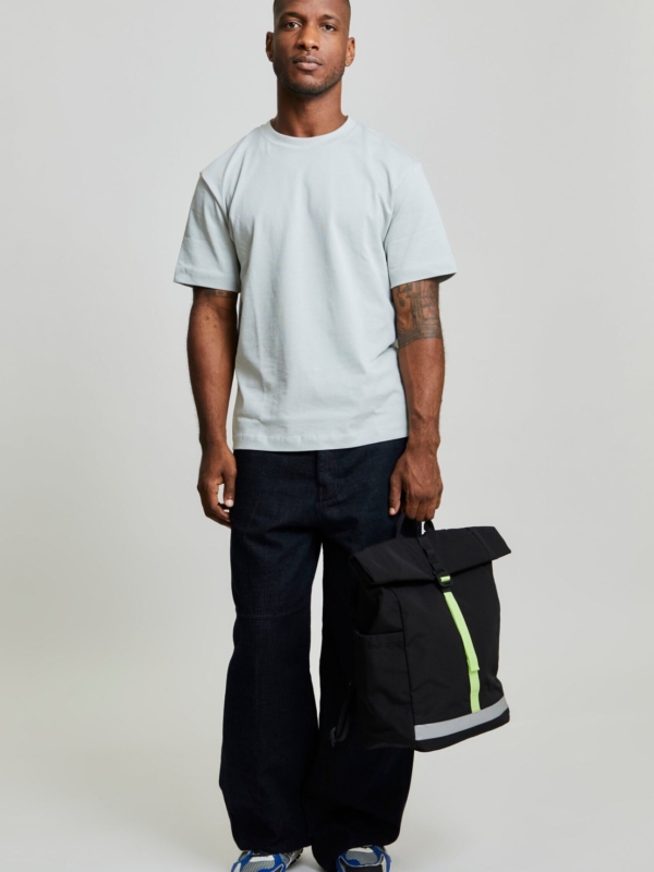 Mochila Lars Roll Black Lime Vandra
