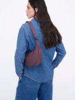 Bolso Lua Stripes Maroon