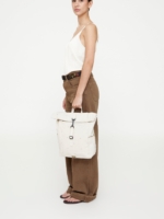 Mochila Roll Mini Ecru Dots