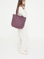 Bolso Raw Tote Maroon
