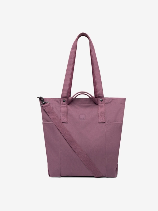 Bolso Raw Tote Maroon