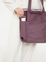 Bolso Raw Tote Maroon
