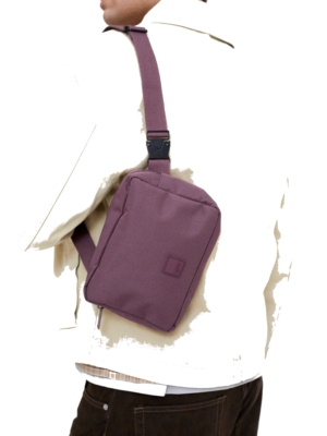 Riñonera Reef Stripes Maroon