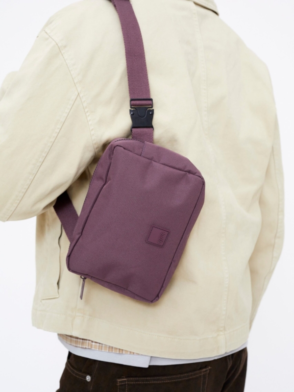 Riñonera Reef Stripes Maroon