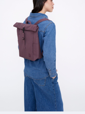 Mochila Roll Mini Stripes Maroon