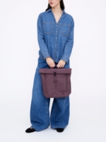 Mochila Roll Mini Stripes Maroon