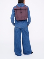 Mochila Roll Mini Stripes Maroon