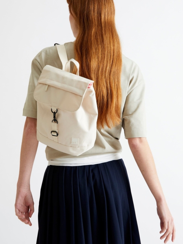 Mochila Kaut Mini Ecru