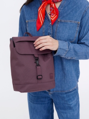 Mochila Kaut Mini Stripes Maroon