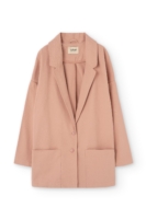 Americana de sarga rosa