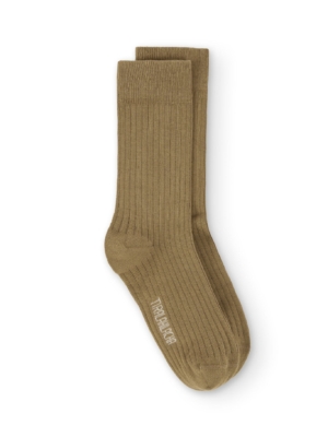 Calcetines beige de media caña (adulto)