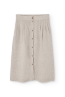 Falda Bernadette de Lino Beige